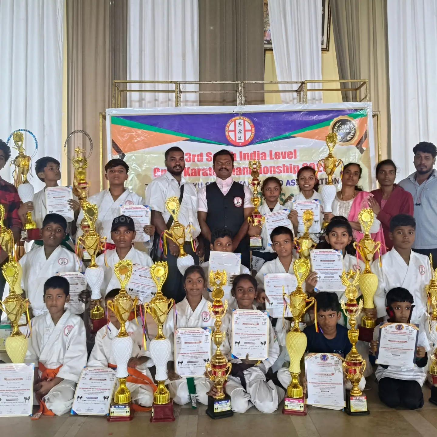 South India Level Karate Championship 2026 - JSJ Academy Winners